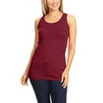 thumbnail image 1 of Women's Casual Solid Sleeveless Basic Cami Tank Top, 1 of 4