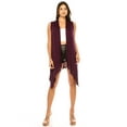 thumbnail image 1 of Women's Casual Solid Vest with Dramatic Hi-Low Hem, 1 of 6