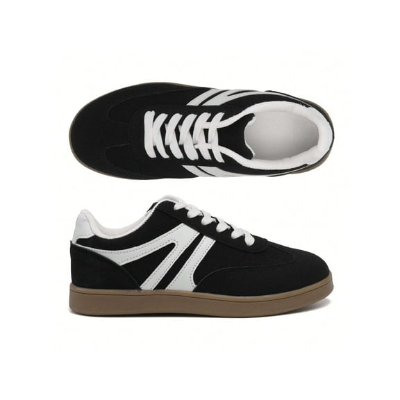 Women's Casual Sporty Shoes, Colorblock Patchwork Upper, Chunky Runner - Perfect for Everyday Wear