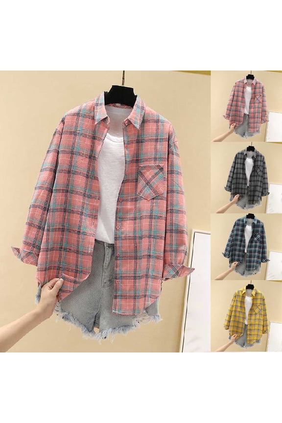 Women's Casual Stand Collar Long Sleeve Button Up Coat Jacket Top, Solid Color Loose Fit Outwear, Lightweight Fashion Tunic for Spring Fall | CSEONE,Black L