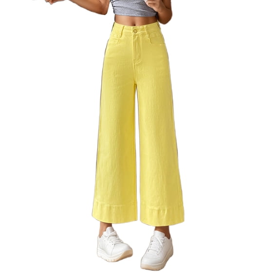 Women's Casual Straight Leg Pants Comfortable Everyday Wear Versatile Stretch Trousers Soft Breathable Fabric For All Seasons