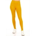 thumbnail image 1 of Women's Casual Stretch Workout Elastic Waist Band Solid Leggings Pants, 1 of 3