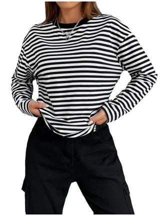 Black White Striped Shirt