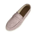 thumbnail image 1 of Women’s Casual Summer Loafers Flat Shoes Lightweight Slip-On Comfortable Suede Round Toe Design for Daily Wear and Outdoor Activities, 1 of 9