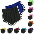 thumbnail image 1 of Women's Casual Summer Sports Shorts 2-Pack Workout Yoga Active Shorts Athletic Gym Running Shorts Quick-Dry Stretchy Breathable Lounge Wear | Aestivo,Purple L, 1 of 8