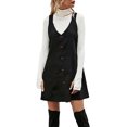 thumbnail image 1 of Women's Casual Suspender Dress Autumn Winter Soft Fabric Comfortable Stylish Flowy A-Line Outfit, 1 of 2