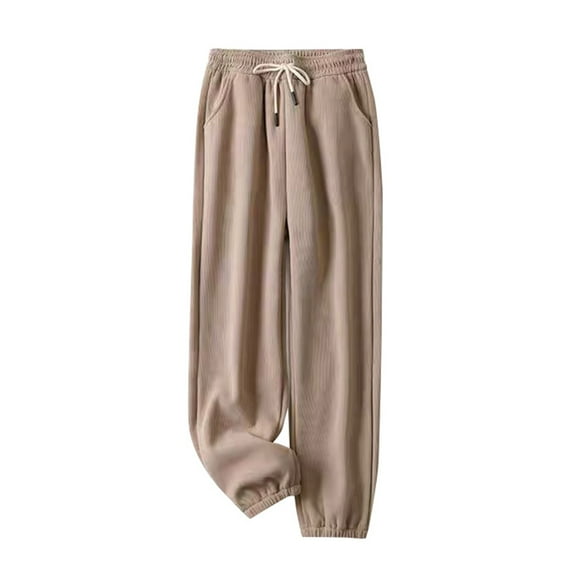 Women's Casual Sweatpants And Thick Thermal Pants Casual Pants for Women with Pockets Petite Cute Comfy Pants Womens Pants Casual Work Elastic Waist Casual Pants for Women plus Size Comfortable Pants