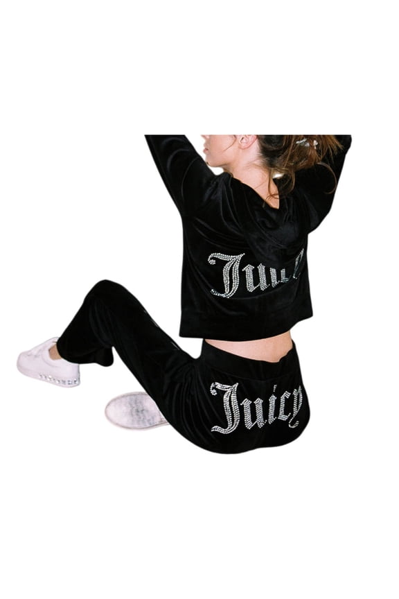 Women’s Casual Tracksuit Two Piece Set Zip Up Hooded Jacket Flare Pants Soft Velour Lounge Outfit Athletic Streetwear Matching Set