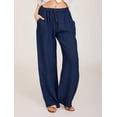 thumbnail image 1 of Women's Casual Trousers Solid Color Pants Long Pants Loose Pants, 1 of 1