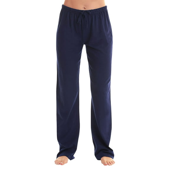 Women's Casual Trousers with Solid Color Design for Everyday Wear and Home Comfort Elastic High Waisted Straight Leg Pull On Trousers