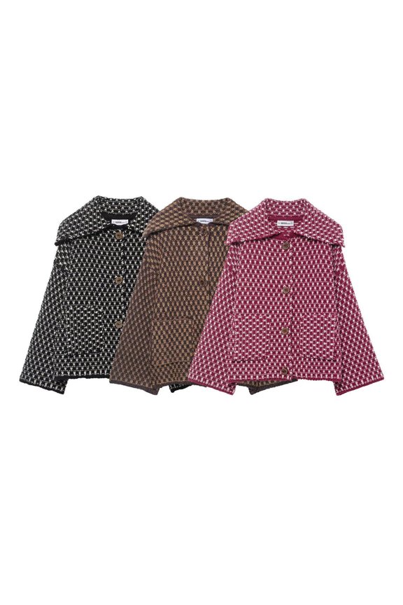 Women's Casual Turndown Collar Long Sleeve Jacket Coat Outerwear for Fall Winter Fashion Essential Gift | CSEONE,Black L