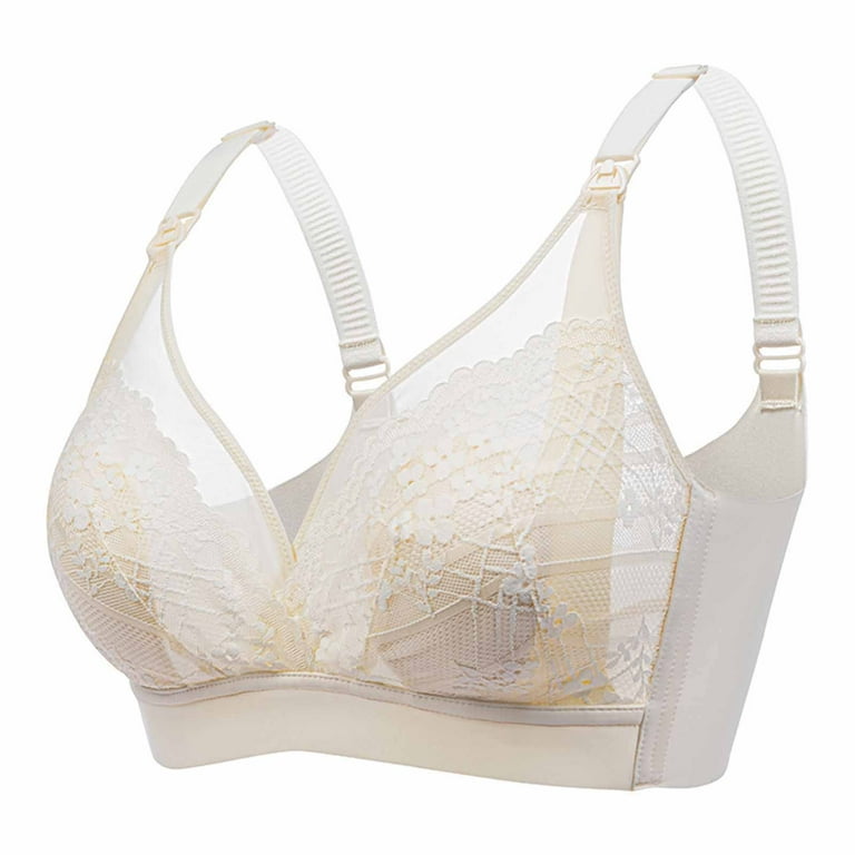 Women's Casual Ultra-thin Lace Bra without Steel Ring Breast