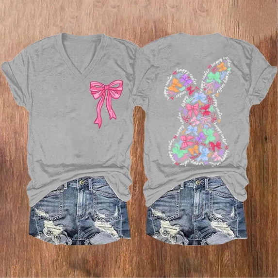 Women's Casual Valentine's Heart Print Letter Round Neck Short Sleeve T Shirt Solid Workout Tops Women Shirt Set Women Women Shirts Womens Casual Work Tops Shirts Women Tunic Raglan Womens Summer