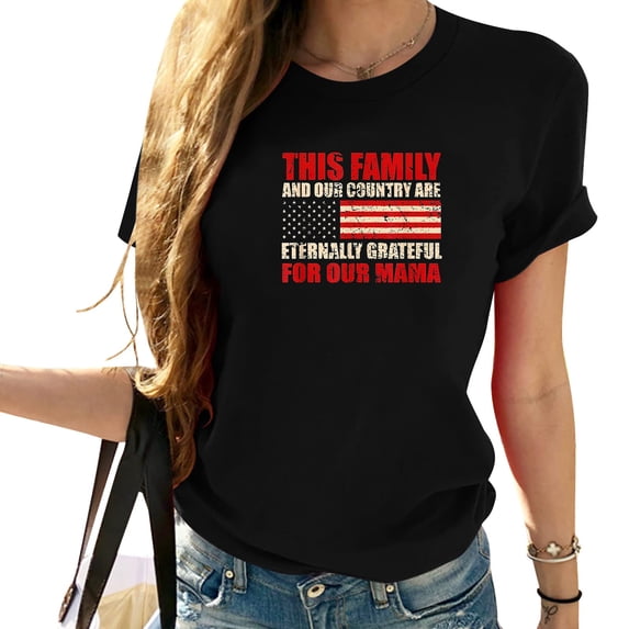 Women's Casual Vintage Graphic Tee - Perfect Party and Gift Top