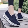 thumbnail image 1 of Women's Casual Walking Sneakers Heighten Shoes Slip-On Casual Sports Shoes for Holiday Birthday Gift, 1 of 3