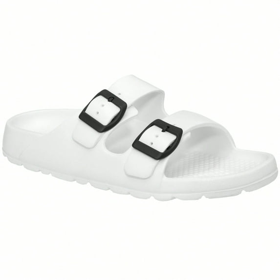 Women's Casual Waterproof Wear Resistant Anti-Skid Solid Color Flat Plastic Sandals Soft Comfortable Slippers For Indoor And Outdoor Slides Sandals