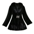 thumbnail image 1 of Women's Casual Winter Jacket Outwear Windbreaker Classic Fit Lady Outwear Plush Over Trendy Outdoor Coat Warm Heavyweight Sweatshirt, 1 of 4