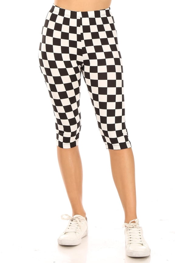 Women's Casual Workout Comfy Stretch Elastic Waist Burmuda Leggings Short Pant