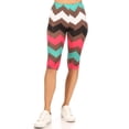 thumbnail image 1 of Women's Casual Workout Comfy Stretch Elastic Waist Burmuda Leggings Short Pant, 1 of 5