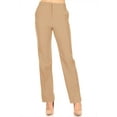 thumbnail image 1 of Women's Classic Straight-Leg Woven Dress Pants for Office and Work, 1 of 5