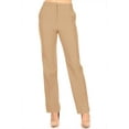 thumbnail image 1 of Women's Classic Straight-Leg Woven Dress Pants for Office and Work, 1 of 5