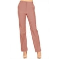 thumbnail image 1 of Women's Classic Straight-Leg Woven Dress Pants for Office and Work, 1 of 5