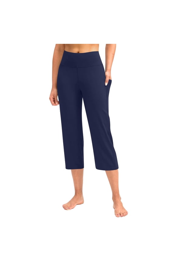 Women's Casual Yoga Pants JIANLAI Heathyoga Leggings with Women’s Wide Leg Yoga Pants Wide Leg Pants Woman Wide Leg Yoga Pants for Women (S-3XL) Navy