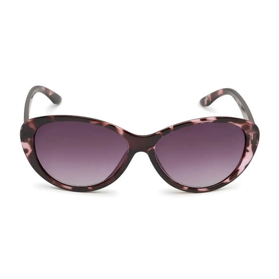 Women’s Cat-Eye Reading Sunglasses with UV Protection - Stylish Outdoor Readers - Pink Havana - 2.00