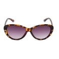 thumbnail image 1 of Women’s Cat-Eye Reading Sunglasses with Full Magnification & UV Protection - Stylish Outdoor Readers - Tortoise - 2.50, 1 of 6