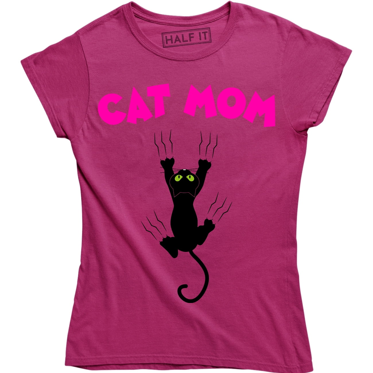 Womens Crazy Cat Mom Funny T-Shirt Womens Crazy Cat Mom Funny T-Shirt