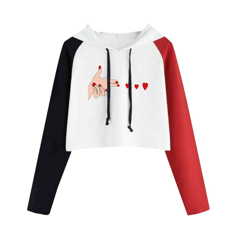 Color block shop cat print sweatshirt
