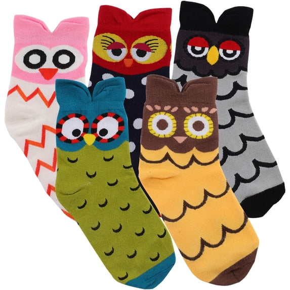 Women's Cat Socks - Adorable Animal Socks, Perfect Cat, Dog, and Owl-Themed Gifts for Women