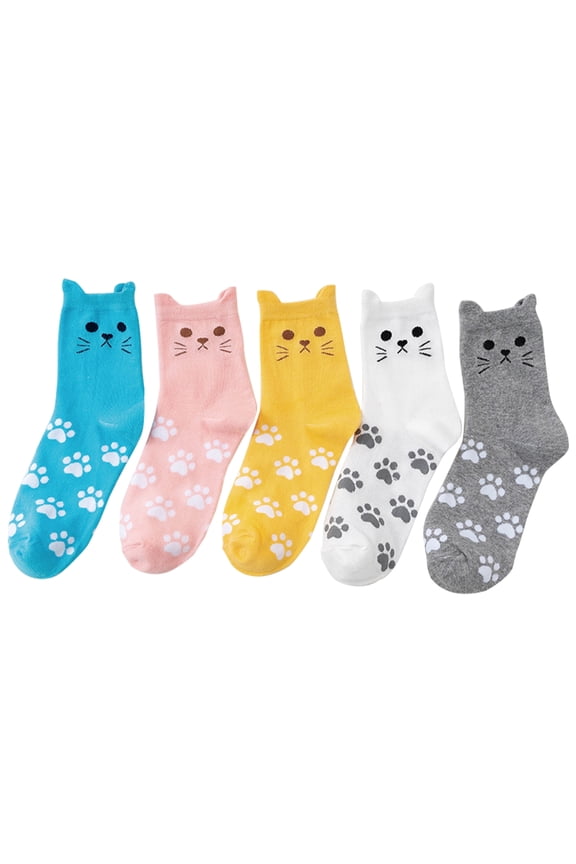 Women's Cat Socks Cat Gifts Cute Animal Novelty Socks Funny Gifts for Women