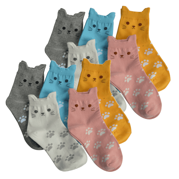 Women's Cat Socks Cat Gifts Cute Animal Socks Dog Owl Gifts for Women