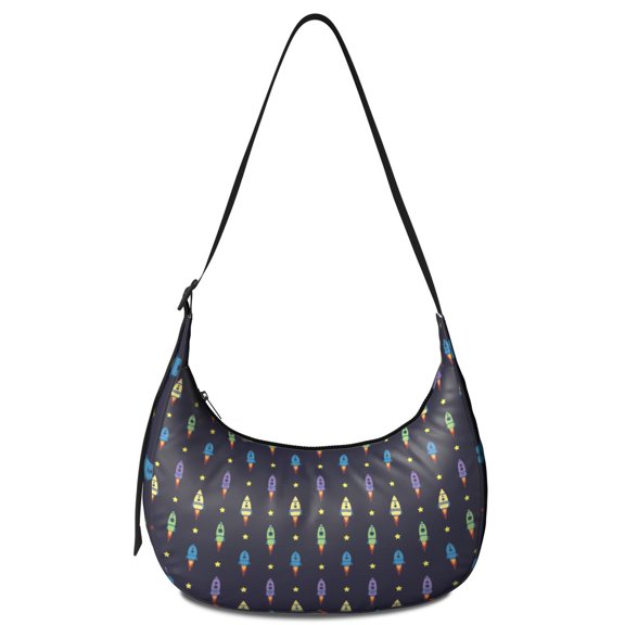 Women’s Celestial Shoulder Bag – Galaxy and Outer Space Cosmos Crossbody Purse for Space Geeks, Featuring Nebula and Starry Night Cosmic Pattern, Lightweight Water-Resistant Tote