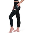 thumbnail image 1 of Women's Certo  Black Kansas City Chiefs High Waist Two-Pocket Leggings, 1 of 2