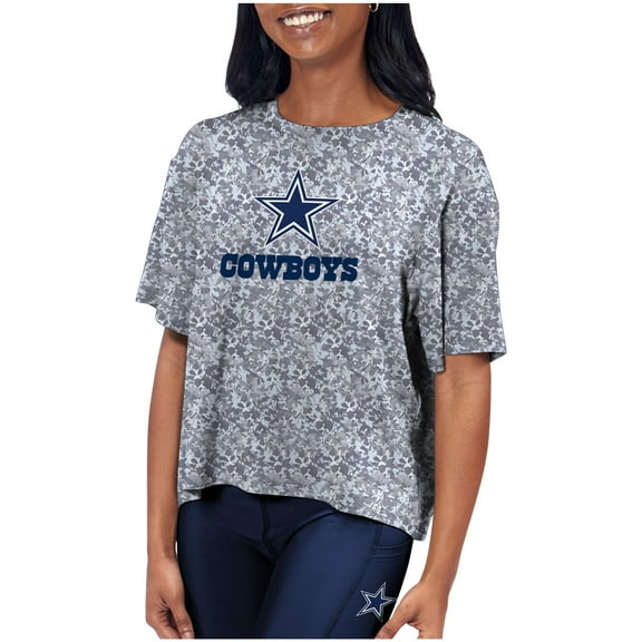 Women's Certo  Charcoal Dallas Cowboys Turnout T-Shirt