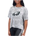 thumbnail image 1 of Women's Certo  Gray Philadelphia Eagles Turnout T-Shirt, 1 of 2