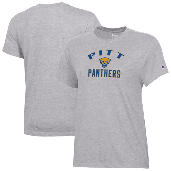 Women's Champion Gray Pitt Panthers Core T-Shirt