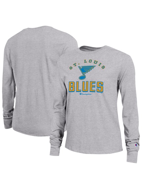 Women's Champion Gray St. Louis Blues Core Long Sleeve T-Shirt