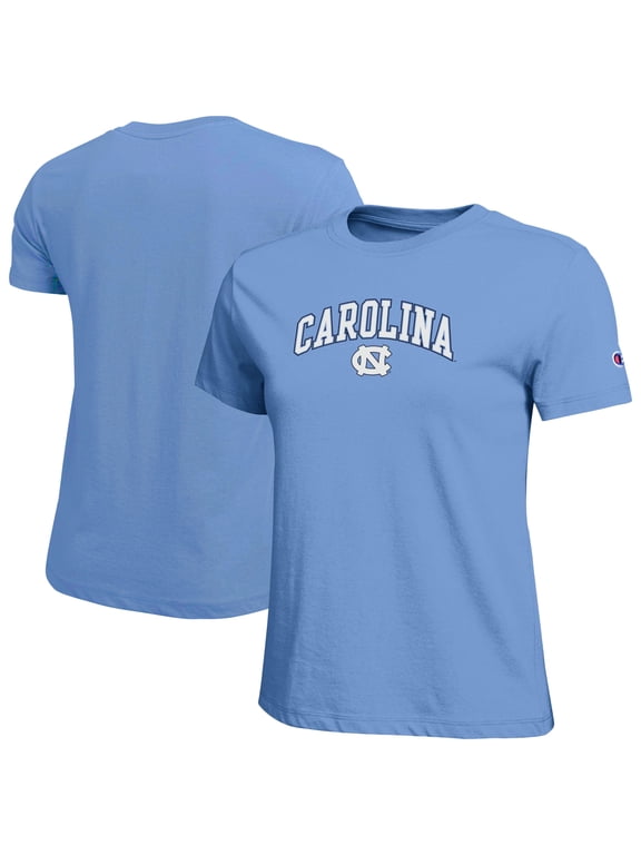 Women's Champion Light Blue North Carolina Tar Heels Arched Over Logo T-Shirt