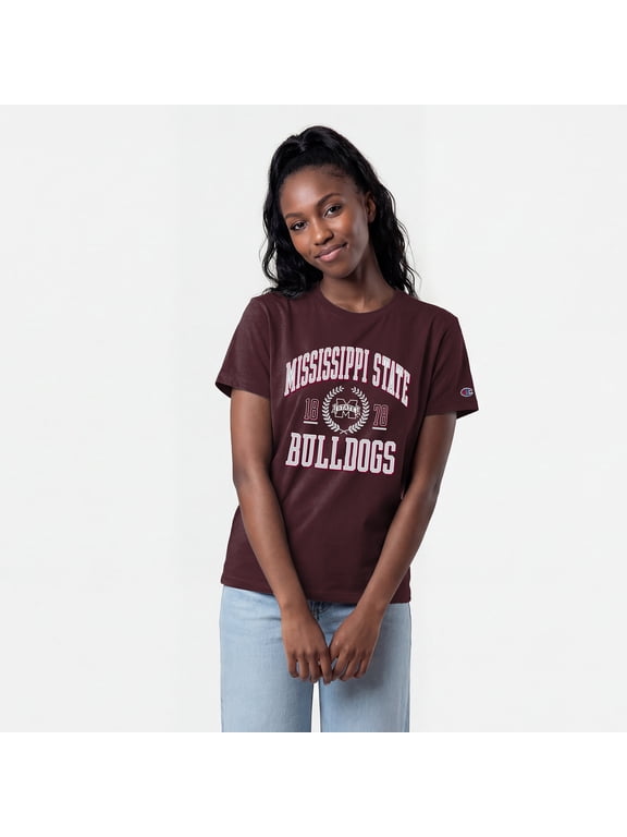 Women's Champion Maroon Mississippi State Bulldogs Lifestyle T-Shirt