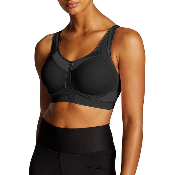 Women's Champion Motion Control Underwire Sports Bra Black 34B