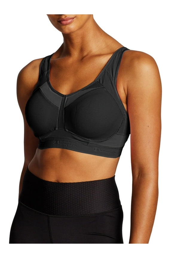 Women's Champion Motion Control Underwire Sports Bra Black 34B