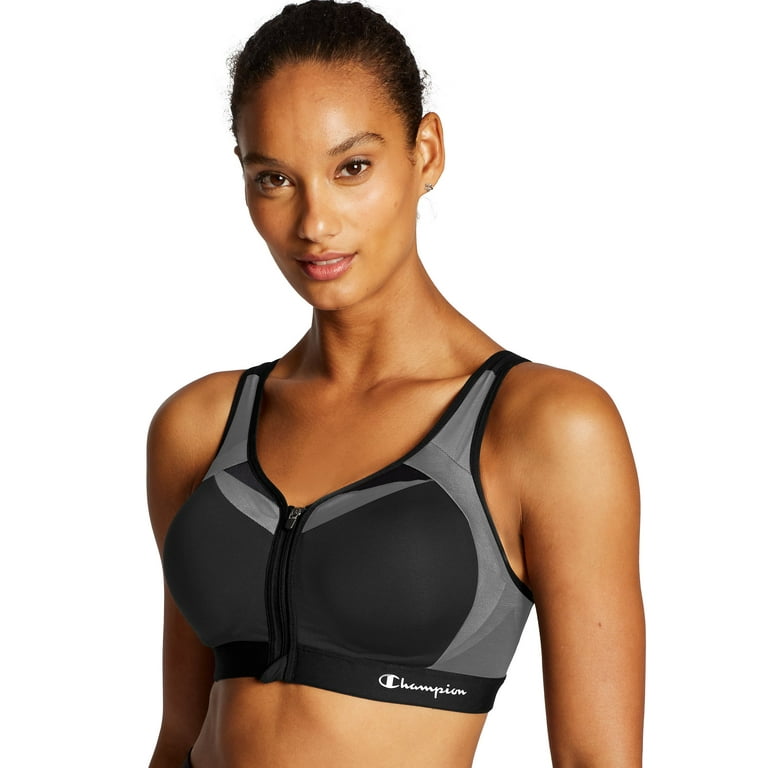 Champion sports bras zipper front hotsell