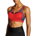 thumbnail image 1 of Women's Champion Motion Control Zip Front Sports Bra Red Flame 42DD, 1 of 4