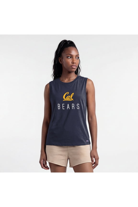 Women's Champion Navy Cal Bears Lifestyle Tank Top