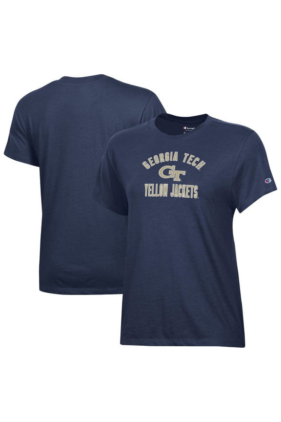 Women's Champion Navy Georgia Tech Yellow Jackets Core T-Shirt