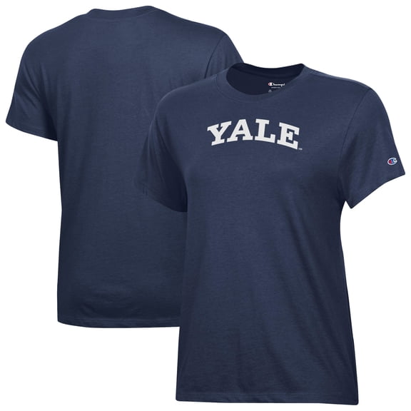 Women's Champion Navy Yale Bulldogs Core T-Shirt