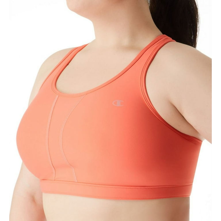 Champion Women's Plus-Size Vented Compression Sports Bra  Sports bra, Compression  sports bra, Plus size sports bras